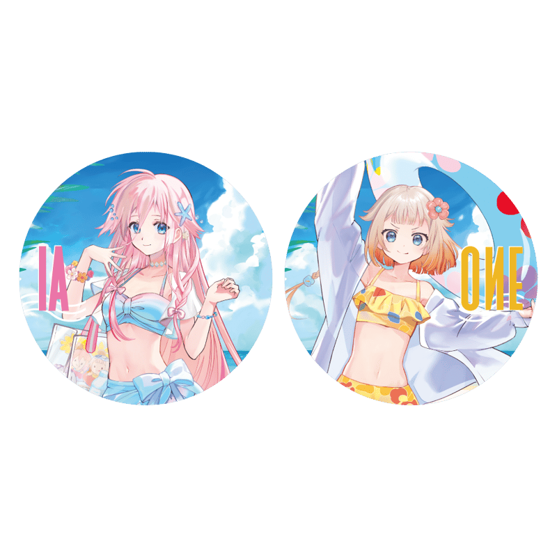 匿名配送 VOCALOID IA ONE ワンマン 非売品 缶バッジ 8点 匿名配送