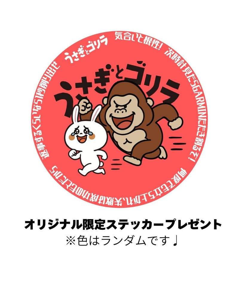 受注生産】【USAGI】うさぎRUN Tシャツ（ピンク） | うさぎとゴリラ