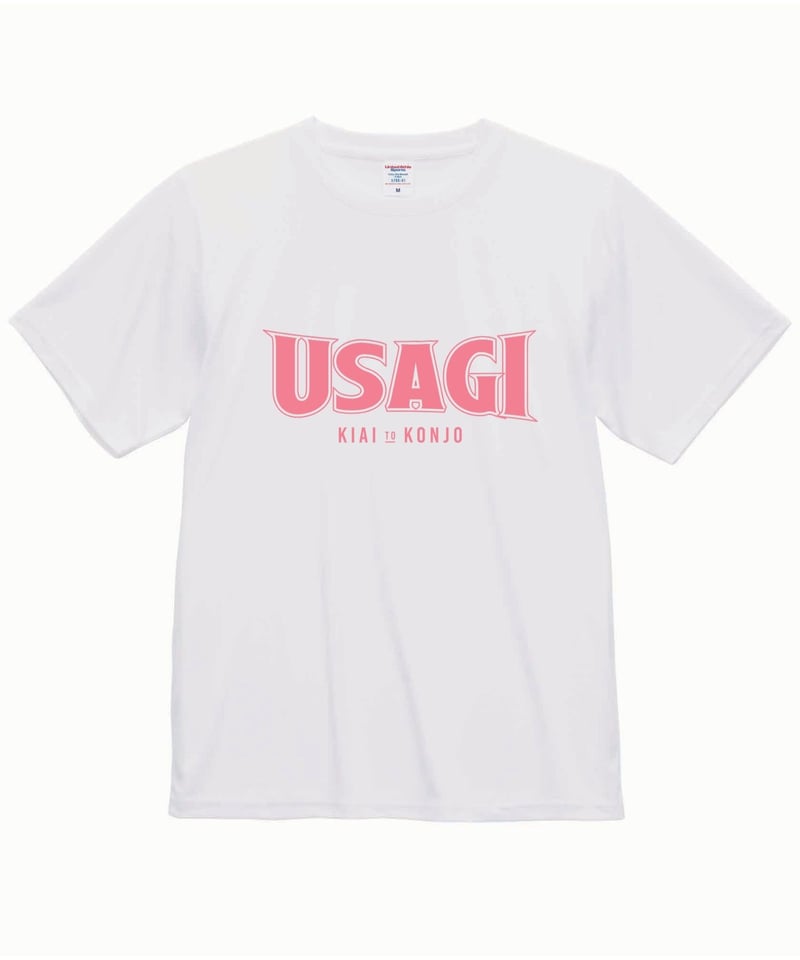 受注生産】【USAGI】うさぎRUN Tシャツ（ピンク） | うさぎとゴリラ