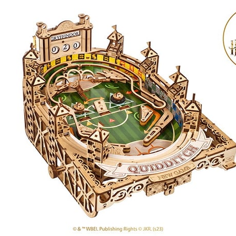 Ugears ユーギアーズ クィディッチ ピンボール Quidditch Pinball 70231 木製 ブロック DIY パズル 組立 想像力 創造力 おもちゃ 知育 ウッドパズル 3D 工作キッ
