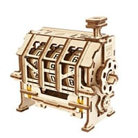 【公式】Ugears ユーギアーズ カウンター 70130 STEM LAB Counter 組立て 学習 発見 面白い AR (拡張現実) カウント 教育 木製 ブロック パズル おもちゃ 知育 ウ