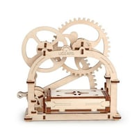 【公式】Ugears ユーギアーズ メカニカルボックス 70001 Mechanical Box 木のおもちゃ 3D立体 パズル 知育 ウッドパズル 工作キット 木製 模型 キット 3Dパズル 冬休み