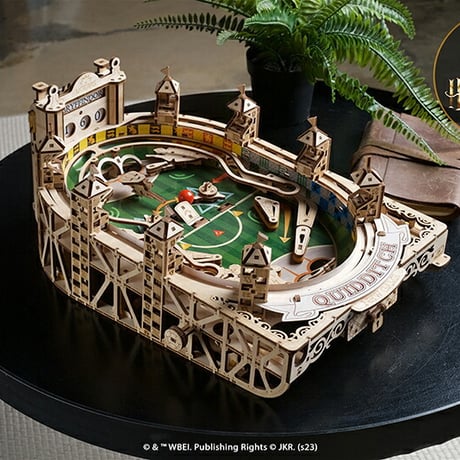 Ugears ユーギアーズ クィディッチ ピンボール Quidditch Pinball 70231 木製 ブロック DIY パズル 組立 想像力 創造力 おもちゃ 知育 ウッドパズル 3D 工作キッ