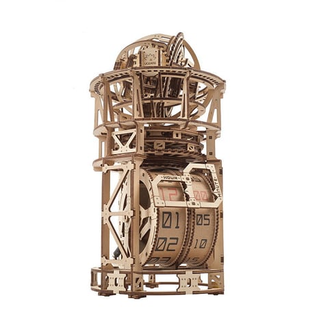 【公式】Ugears ユーギアーズ  スカイウォッチャー トゥールビヨンテーブルクロック 70162 Sky Watcher Tourbillon Table Clock  トゥールビヨン 木製 ブロ