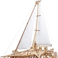 【公式】Ugears ユーギアーズ トリマランヨット 70059 Trimaran Merihobus ヨット 木のおもちゃ 3D立体 パズル 知育 ウッドパズル 工作キット 木製 模型 キット 3D