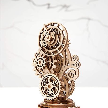 【公式】Ugears ユーギアーズ スチームパンククロック 70093 Steampunk Clock 木製 ブロック DIY パズル 組立 想像力 創造力 おもちゃ 知育 ウッドパズル 3D 工作キ