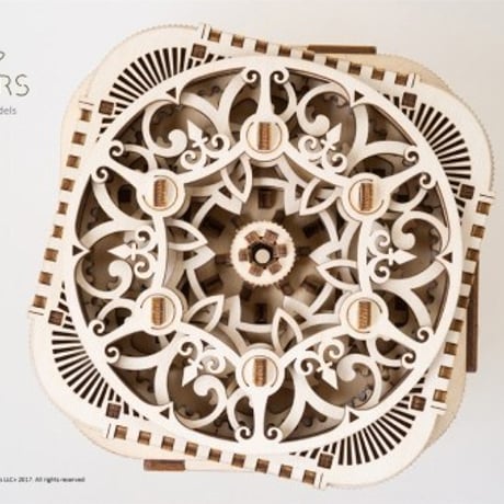 【公式】Ugears ユーギアーズ トレジャーボックス 70031 Treasure Box木製 ブロック パズル おもちゃ 知育 ウッドパズル 3D 工作キット 木製 模型 キット 3Dパズル 冬休
