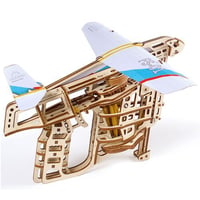 【公式】Ugears ユーギアーズ フライトスターター 70075 Flight starter 木製 ブロック DIY パズル 組立 想像力 創造力 おもちゃ 知育 ウッドパズル 3D 工作キット