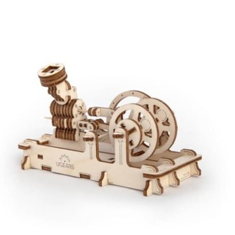 【公式】Ugears ユーギアーズ エンジン 70009 Engine 木のおもちゃ 3D立体 パズル 知育 ウッドパズル 工作キット 木製 模型 キット 3Dパズル 冬休み 小学生 宿題