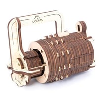 【公式】Ugears ユーギアーズ ダイヤルロック 70020 Combination Lock  3D木製パズル 知育 ウッドパズル 工作キット 木製 模型 キット 3Dパズル 冬休み 小学生 宿題