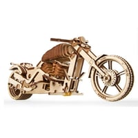 【公式】Ugears ユーギアーズ バイク 70051 Bike VM-02 木のおもちゃ 3D立体 パズル 知育 ウッドパズル 工作キット 木製 模型 キット 3Dパズル 夏休み 小学生 宿題
