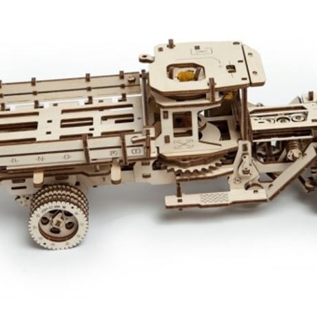 【公式】Ugears ユーギアーズ トラック 70015 Truck UGM-11 木のおもちゃ 3D立体 パズル 知育 ウッドパズル 工作キット 木製 模型 キット 3Dパズル 冬休み 小学生 宿題
