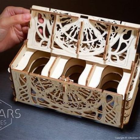 【公式】Ugears ユーギアーズ カードホルダー 70068 Card Holder 木製 ブロック DIY パズル 組立 想像力 創造力 おもちゃ 70068 知育 ウッドパズル 3D 工作キット