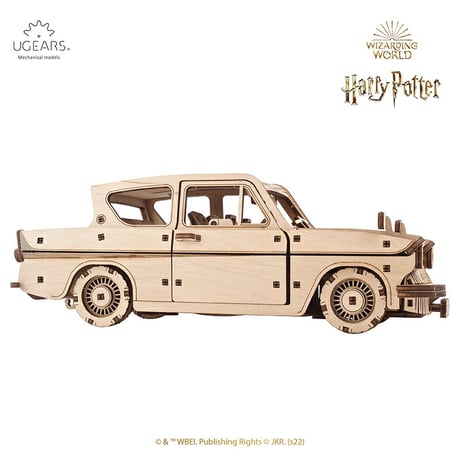 【ハリーポッター公式コラボ】Ugears  空飛ぶフォード・アングリア 70173 FLYING FORD ANGLIA  ユーギアーズ 木製 ブロック DIY パズル 組立 想像力 創造力 おもちゃ