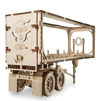 【公式】Ugears ユーギアーズ  へヴィーボーイトラックVM-03用 トレーラー  70057 Trailer for Heavy Boy Truck 木のおもちゃ 3D立体 パズル 知育 ウッド