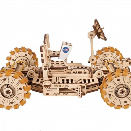 Ugears ユーギアーズ NASAルナローバー 70236 NASA Lunar Rover 木製 ブロック DIY パズル 組立 想像力 創造力 おもちゃ 知育 ウッドパズル 3D 工作キット 木