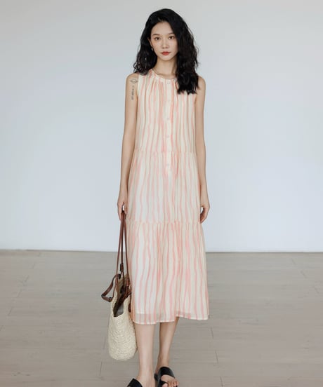Halter Neck Resort Dress  / 2colors