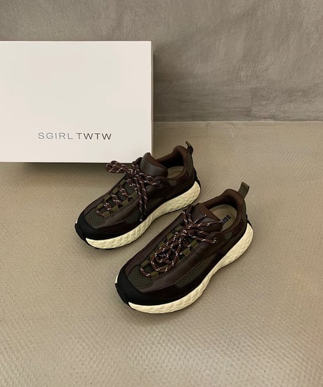 Color Block Lace-Up Sneakers / 3colors