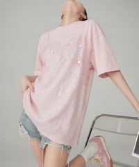 Camisole Layered-Style Lace T-Shirt