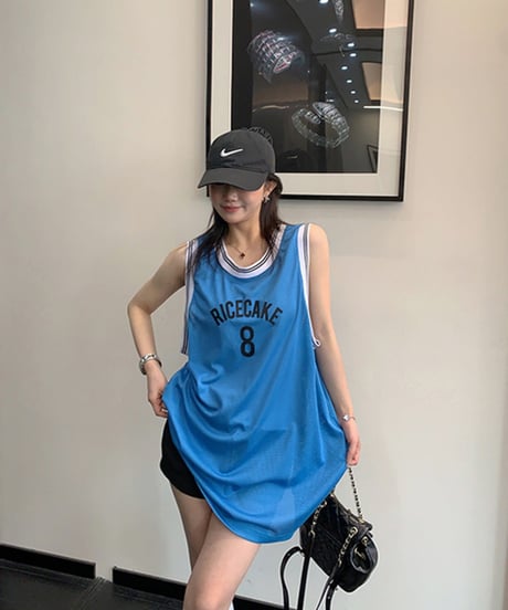 Sport Mesh Logo Tank Top  / 3colors