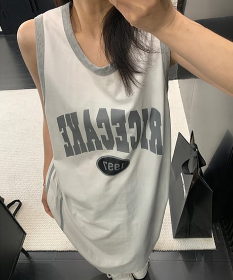 Sleeveless Logo Long Dress / 3colors