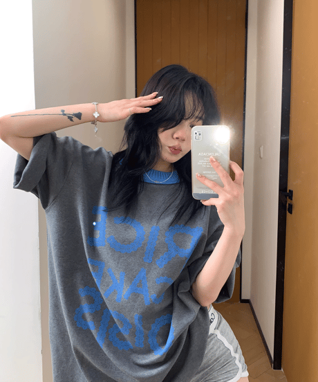 Race Logo Print T-Shirt