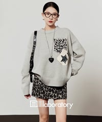 Leopard Pocket Knit / Skirt