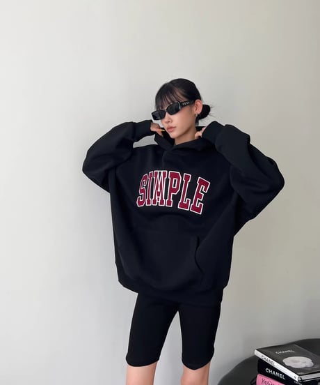 Urban Arch Logo Loose Hoodie / 3colors