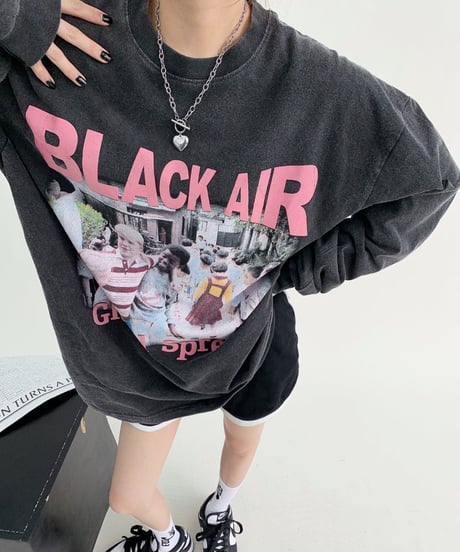 Vintage Graphic Oversize Long Sleeve Tee