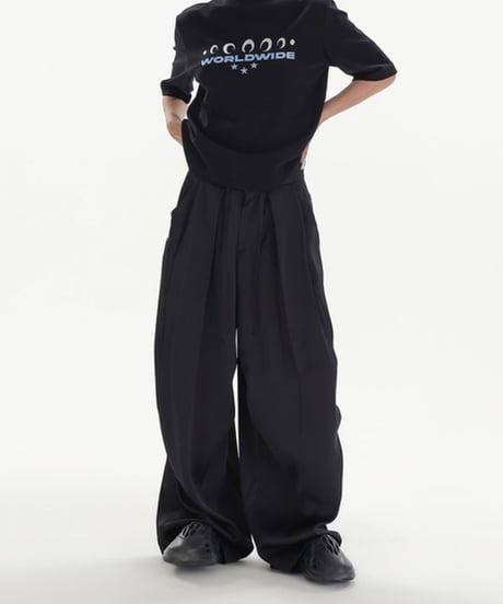 Drape Wide Silhouette Pants