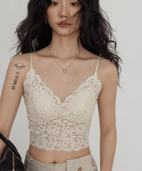 Lace Camisole Bra Top  / 2colors