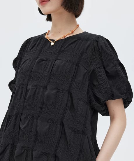 Gathered Frill Long Dress