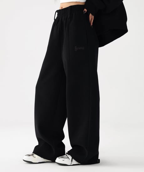 Oversized Zip Hoodie & Wide Sweatpants Setup  / 2colors