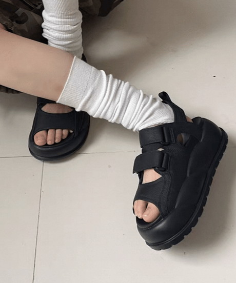 Platform Strap Sandals / 2colors