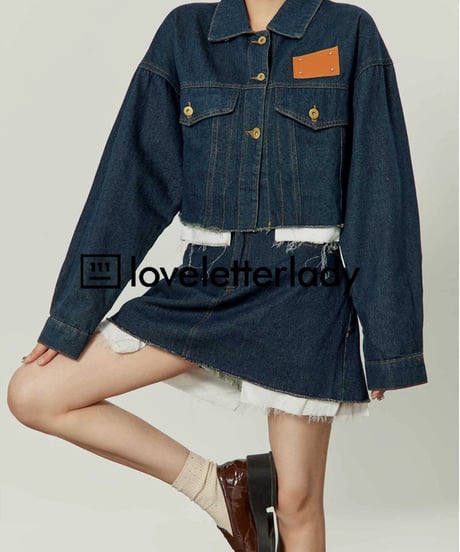 Cropped Denim Jacket & Mini Skirt Set