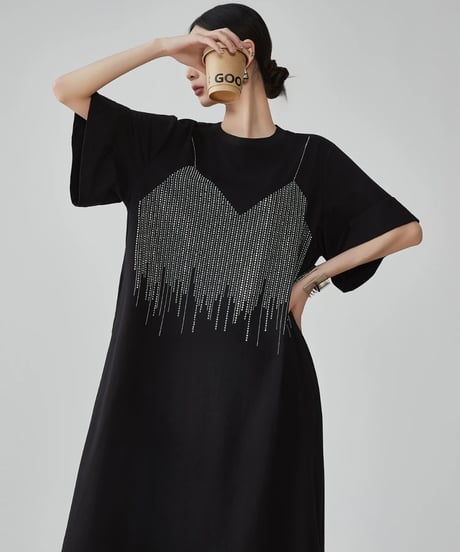 Crystal Layered Maxi Dress
