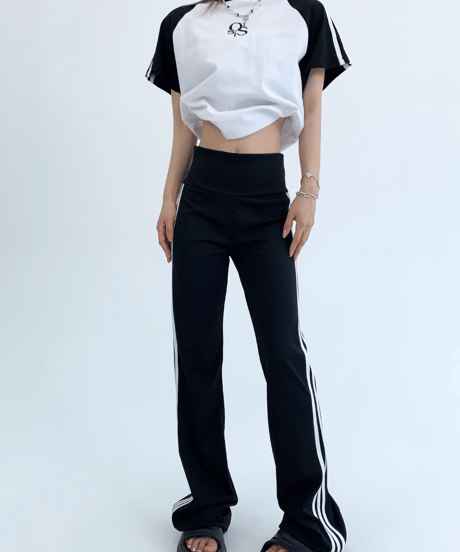 Sideline Straight Casual Flare Pants