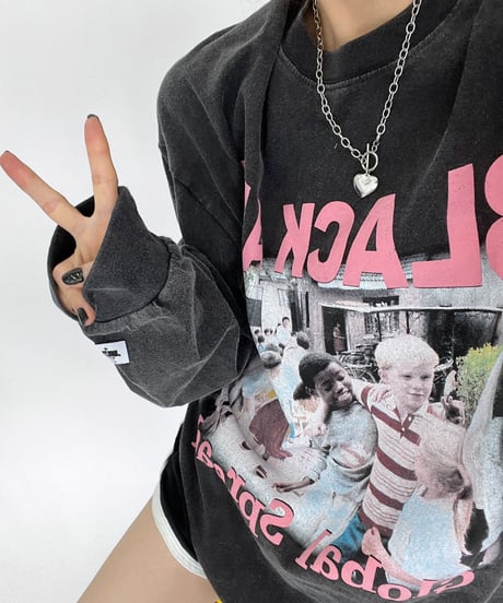 Vintage Graphic Oversize Long Sleeve Tee