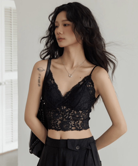 Lace Camisole Bra Top  / 2colors