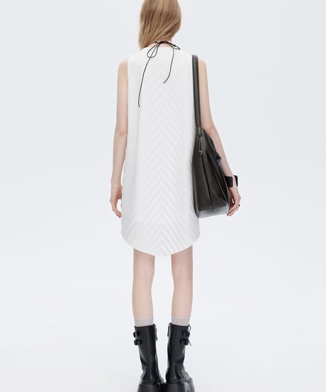 Bias Stitch Sleeveless Dress