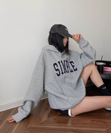 Urban Arch Logo Loose Hoodie / 3colors