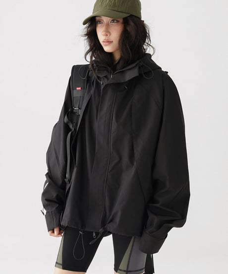 Oversized Tactical Outdoor Shell Jacket  / 2colors