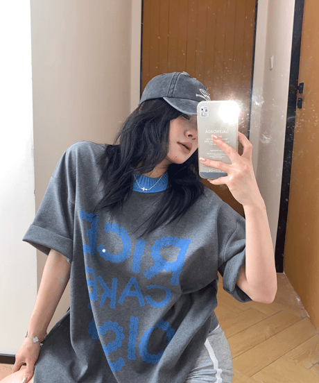 Race Logo Print T-Shirt