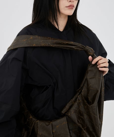 Vintage Oversize Crumpled Shoulder Bag