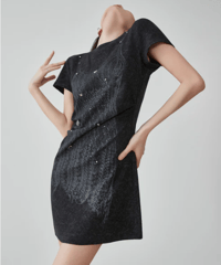 Corset Print Slim T-Shirt Dress