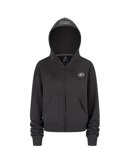 Street Logo Zip Hoodie & Double Waist Sweatpants  / 2colors