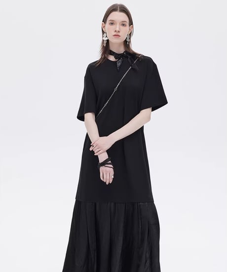 Docking T-Shirt Long Dress