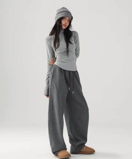 Soft Fit High Neck Top / 4colors