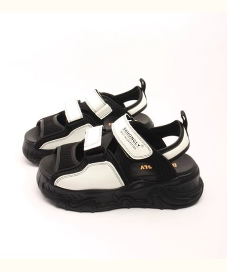 Velcro Platform Sneakers Sandals / 3colors