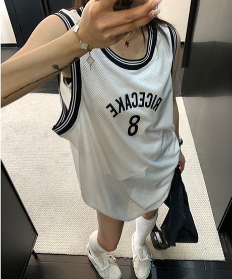 Sport Mesh Logo Tank Top  / 3colors